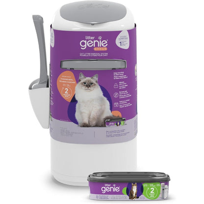 Litter Genie Style Pail white cat litter disposal system