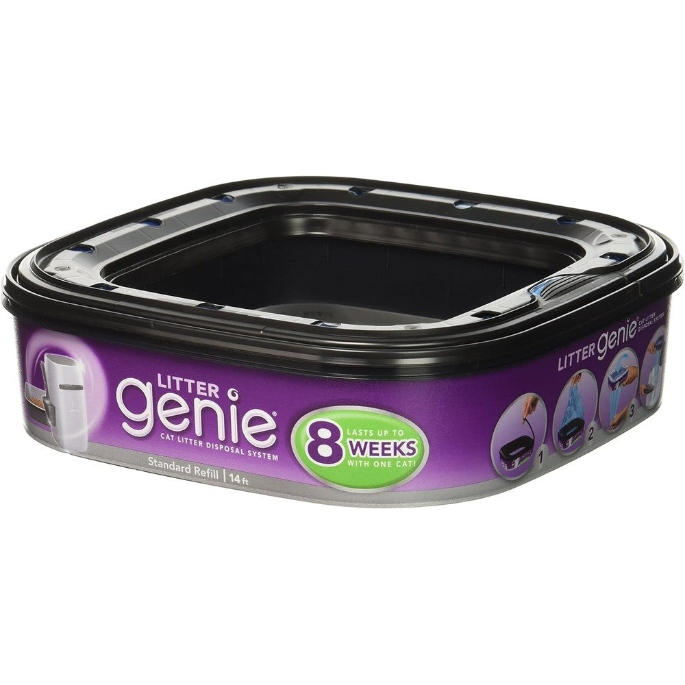 Litter Genie Cat Disposal System Refill Cartridge front view authentic odor control pet supply