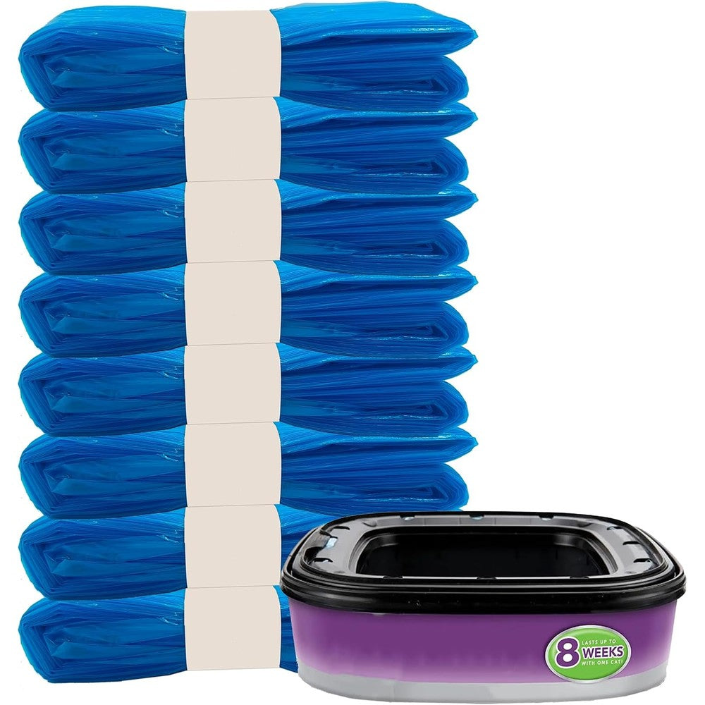 LongDear cat litter refills bag front view showing eight pack packaging