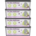 AYKEME cat litter refill roll bags packaging front view for odor control