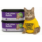 5-Star Cat Litter Refills Pack of 2 front view showing the circular cartridge design for pet waste pails.