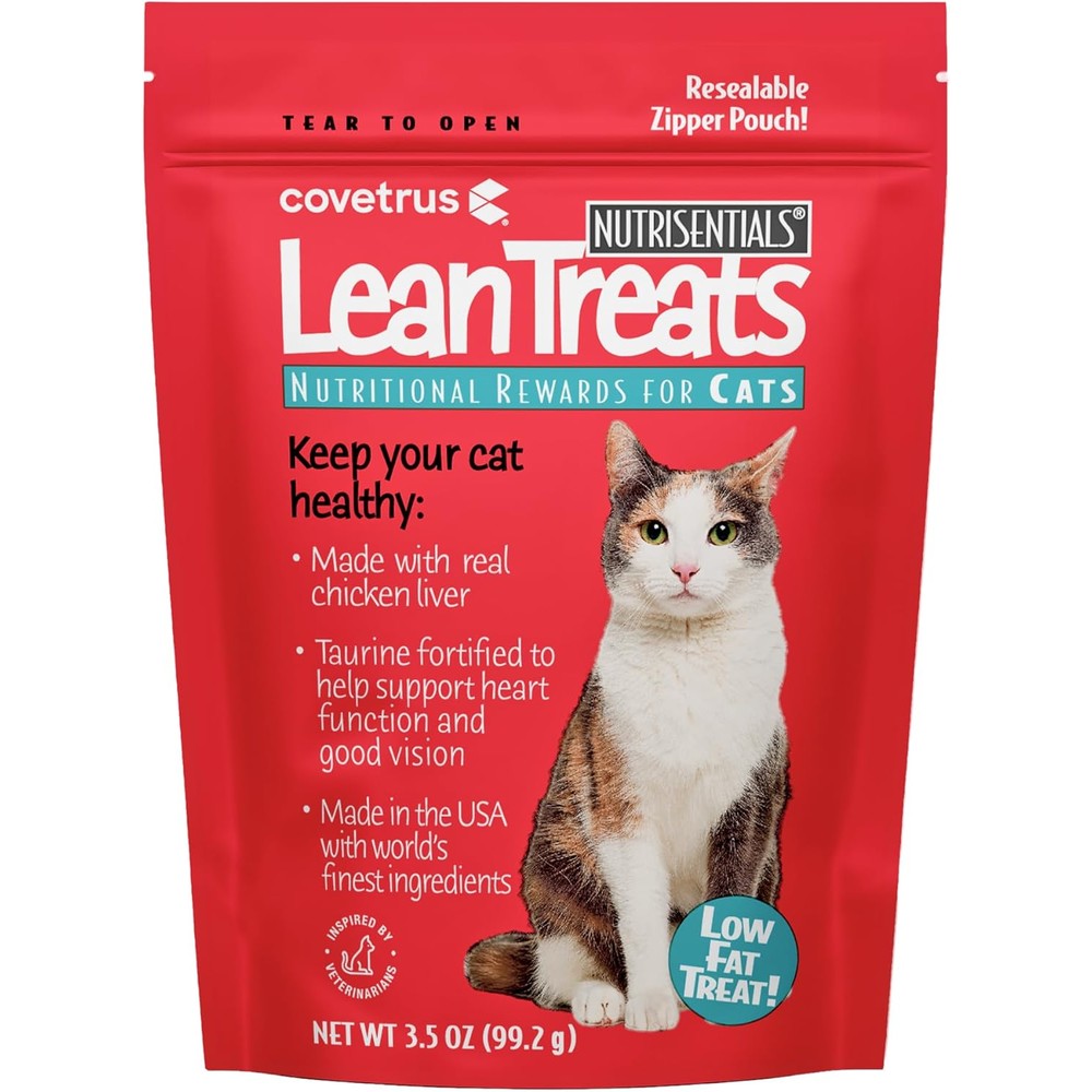 Covetrus Nutrisential Lean Treats cat snacks front view packaging