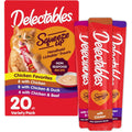 Delectables Squeeze Up Non Seafood Variety Pack Lickable Cat Treats Seafood Free Poultry And Beef Recipe Twenty Count Pack Of One