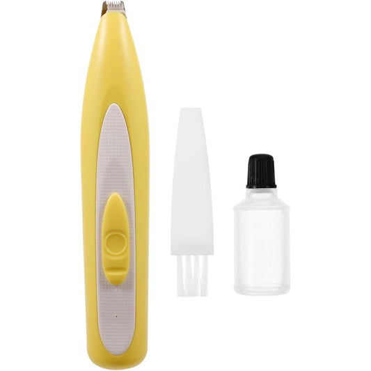 FLAVAS Professional Pet Grooming Clipper front view with yellow finish.
