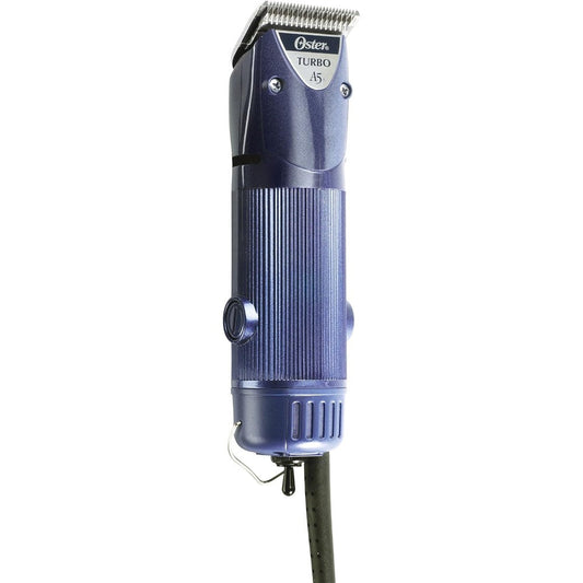 Oster Professional Care A5 Turbo Two Speed Pet Clipper front view showing heavy duty dog grooming kit