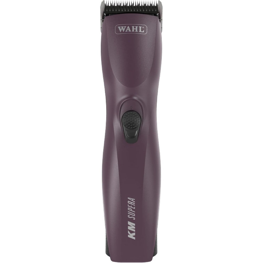 Wahl Pro Animal KM Supera Cordless Pet Clipper front view showing sleek ergonomic design