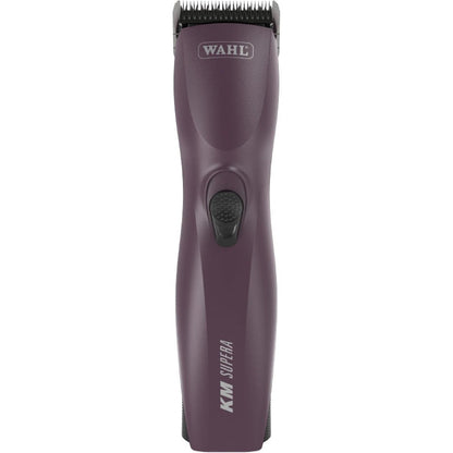 Wahl Pro Animal KM Supera Cordless Pet Clipper front view showing sleek ergonomic design