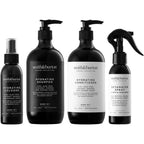 Smith and Burton Hydrating Luxe Set front view showing four premium dog grooming bottles