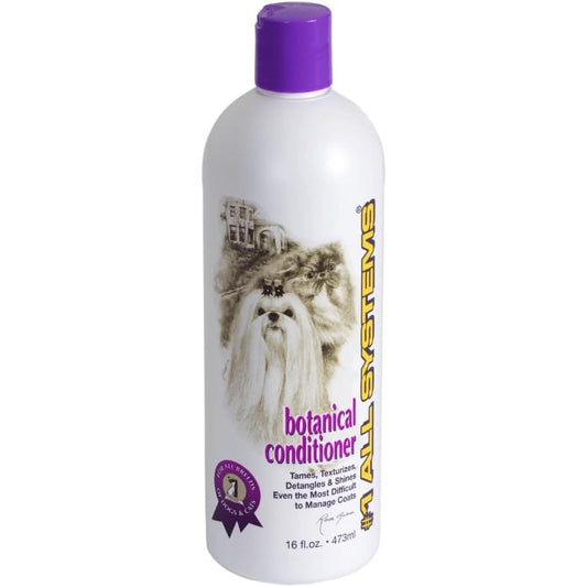 #1 All Systems Botanical Conditioner 16 Fluid Ounce front view bottle for professional pet grooming.