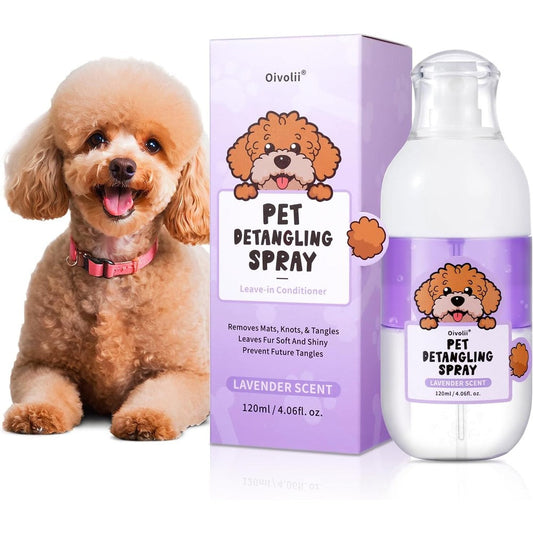 Oivolii Doodle Detangler and Dematting Spray front view professional leave in conditioner