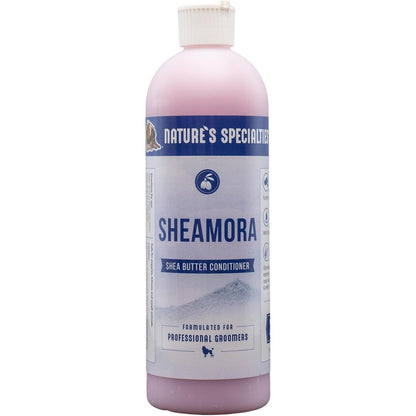Nature's Specialties Sheamora Shea Butter and Argan Oil Conditioner front view for professional pet grooming.