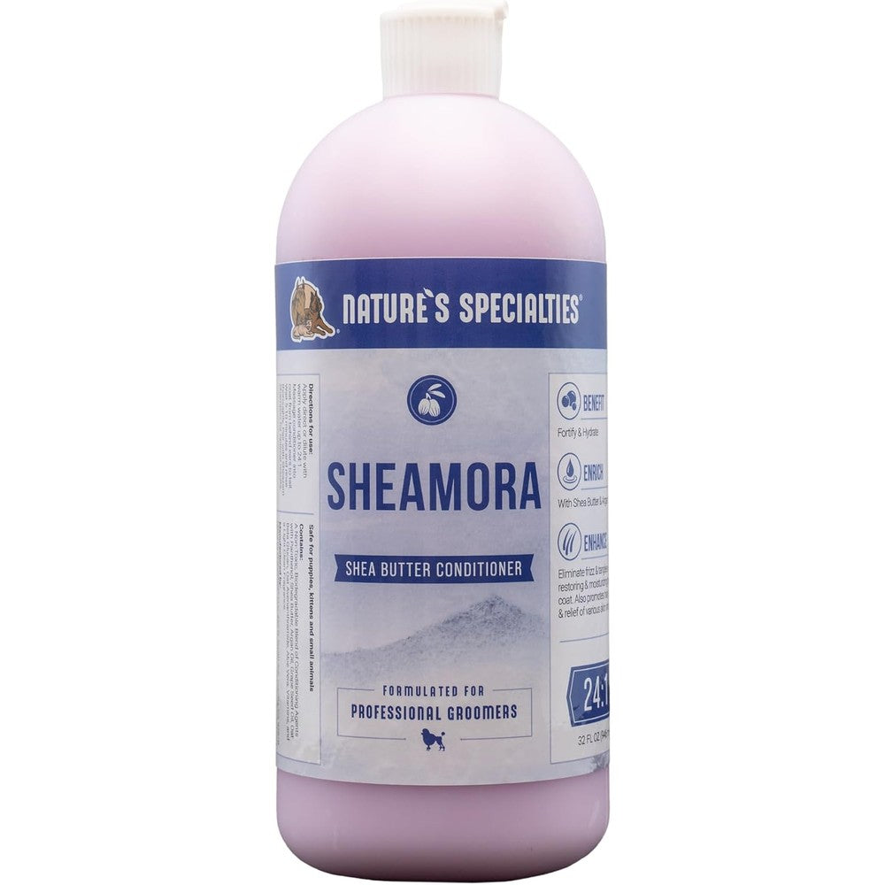 Nature's Specialties Sheamora Pet Conditioner front view bottle packaging