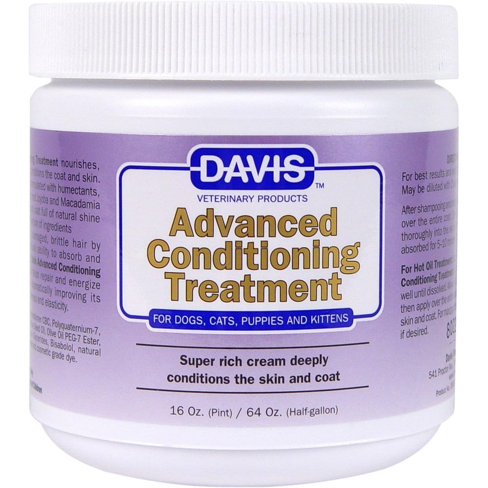 Davis Manufacturing advanced conditioning treatment for pets front view 16 ounce bottle