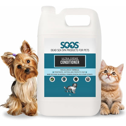 Soos Natural Dead Sea Ultra Creme Pet Conditioner four liter front view