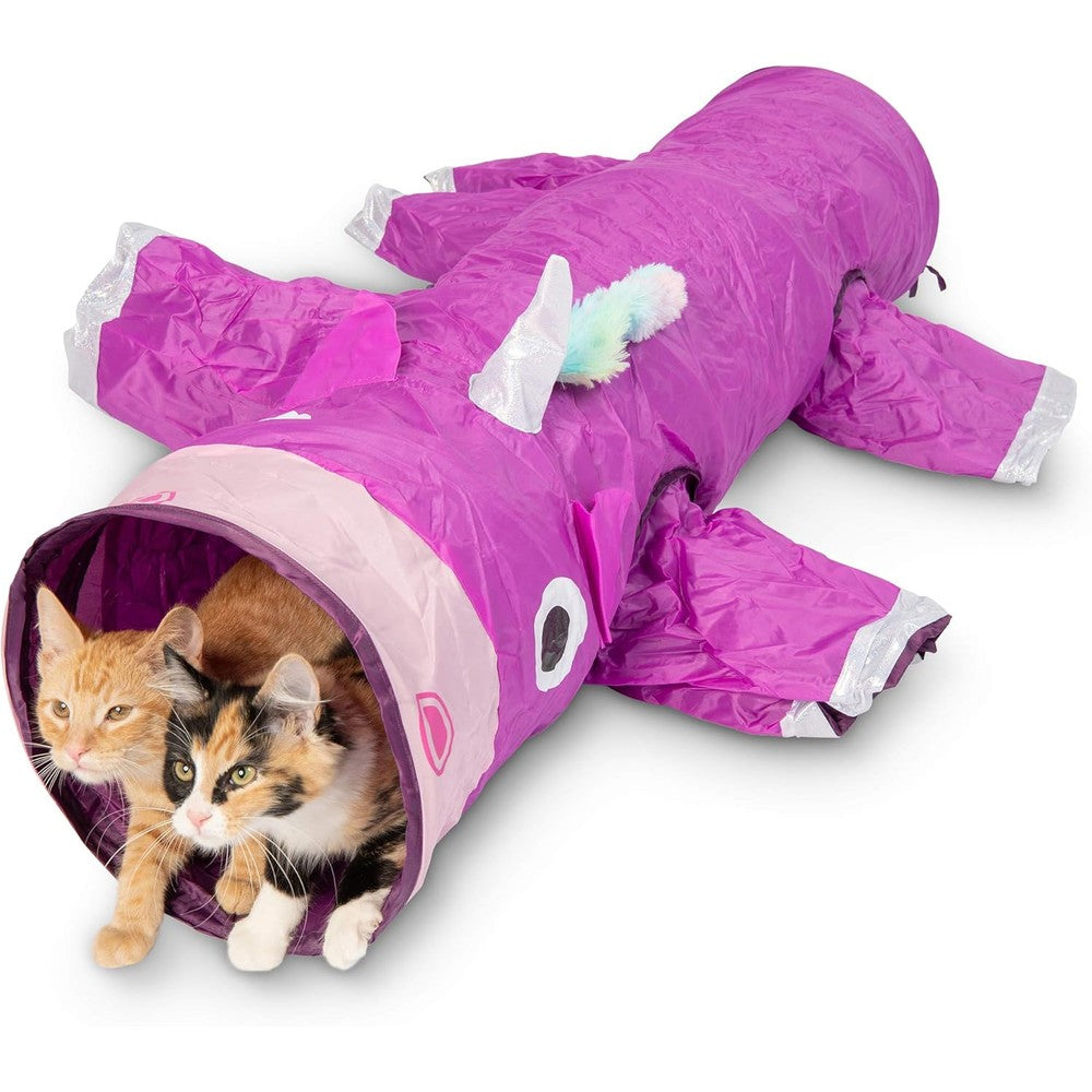 Pet Craft Supply Magic Mewnicorn Multi Cat Tunnel front view