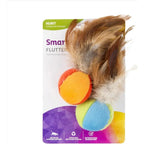 SmartyKat flutter balls cat toys front view