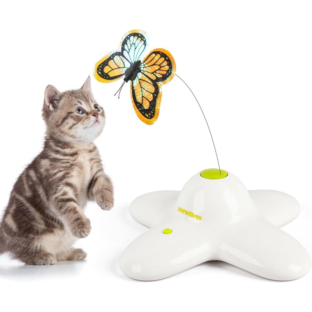 All For Paws Interactive Cat Butterfly Toy front view