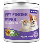 Aaihe dog ear finger wipes packaging front view
