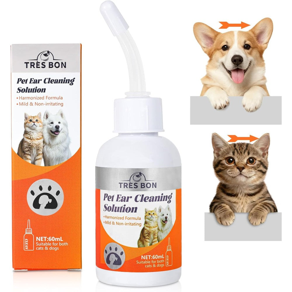 Tovaginsh ear cleaner for dogs and cats front view bottle