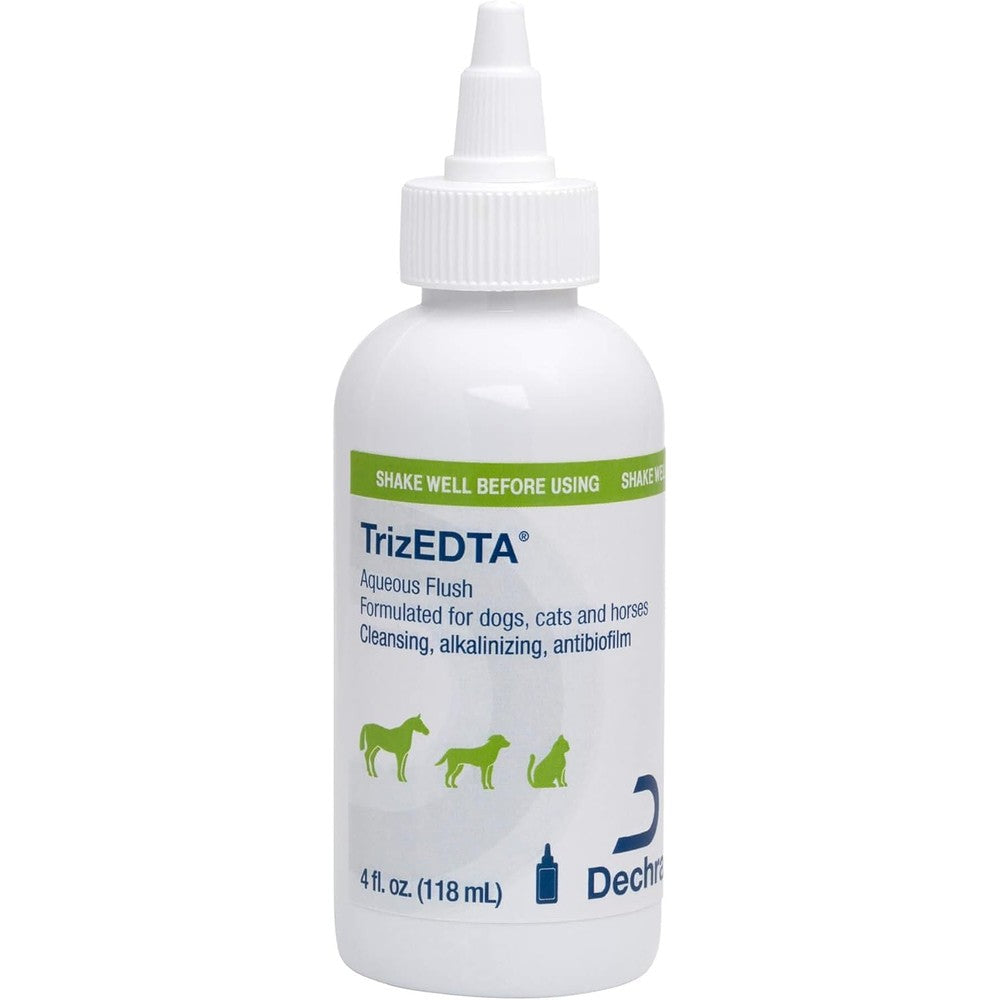 DechraSupply TrizEDTA Crystals Flush for dogs and cats front packaging view