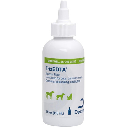 DechraSupply TrizEDTA Crystals Flush for dogs and cats front packaging view