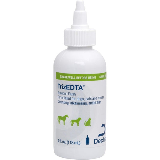 DechraSupply TrizEDTA Crystals Flush for dogs and cats front packaging view
