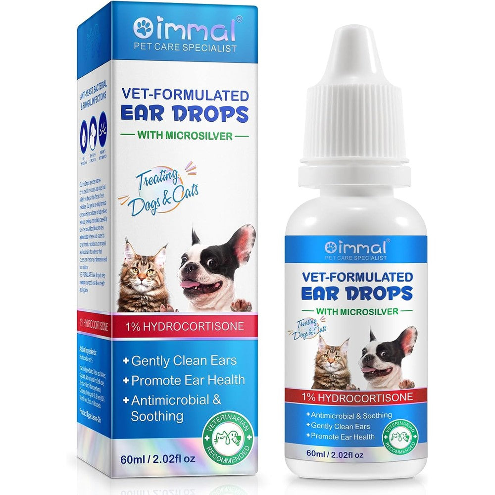 Alivo ear infection treatment drops for dogs and cats front view