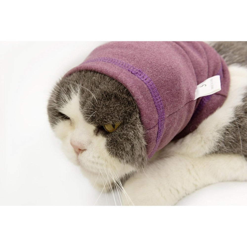 FDANDADE Cat Hematoma Ear Wrap in Pail Lilac front view