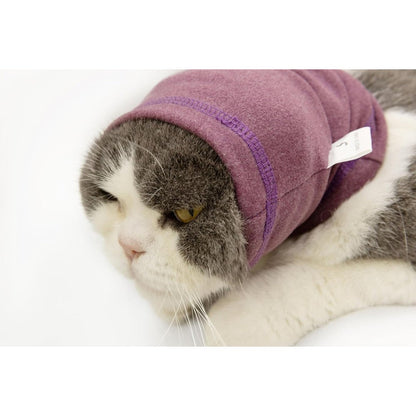 FDANDADE Cat Hematoma Ear Wrap in Pail Lilac front view