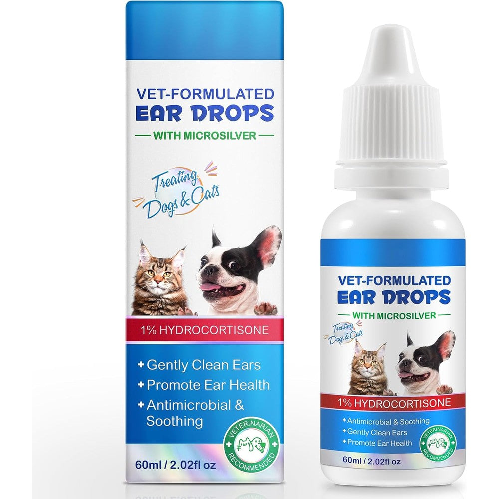 Nbtrektie Ear Mite Treatment for dogs and cats front bottle view