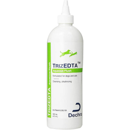 Dechra TrizEDTA Aqueous Flush 16 Fluid Ounce bottle front view