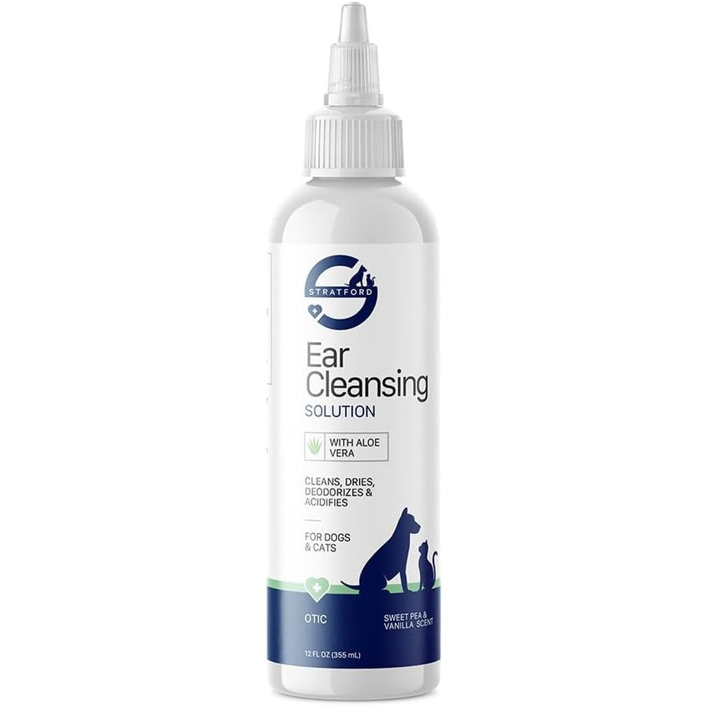 Stratford Pharmaceuticals Ear Cleaner and Drying Solution 12 fluid ounces bottle front view