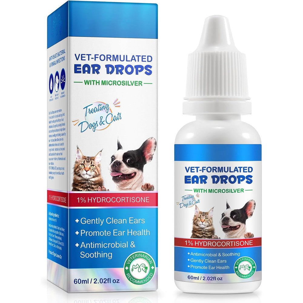 Vosifsdiy Dog and Cat Ear Infection Treatment Drops front view
