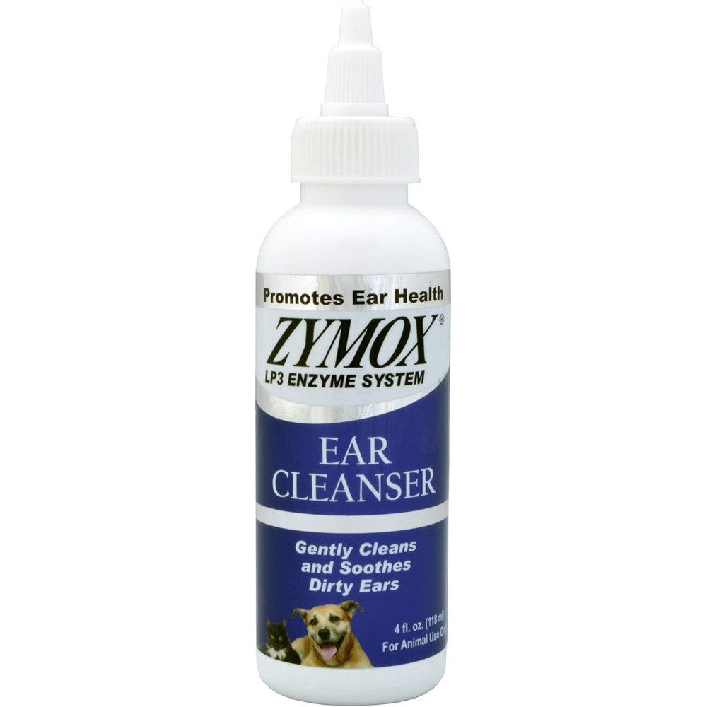 Pet King Brands Zymox Ear Cleanser 4 fluid ounce bottle front view