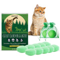 Yerbafi Natural Peppermint Oil Cat Repeller Outdoor And Indoor Deterrent Balls 10 Pack For Gardens Furniture And Lawns