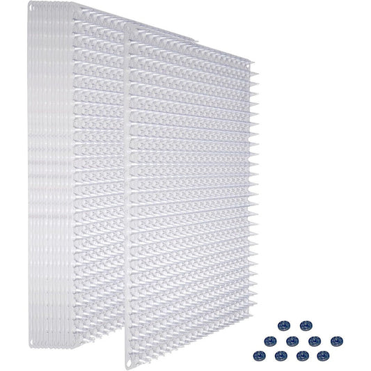 Ridgesun 12 Pack Cat Spike Mat With High-Low Spikes Interlocking Scat Mat For Indoor Countertops And Outdoor Garden Digging Deterrence