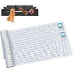 Seerway Scat Pet Shock Mat 2 Pieces Indoor Training Pads 60 Inch By 12 Inch For Dogs And Cats Electric Repellent Barrier For Furniture Couch Counte...