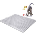 Bytebay 8 Pack Cat Deterrent Outdoor And Indoor Scat Mat, Humane Pet Training Spikes For Gardens And Furniture, 16 By 13 Inches, 12 Square Feet