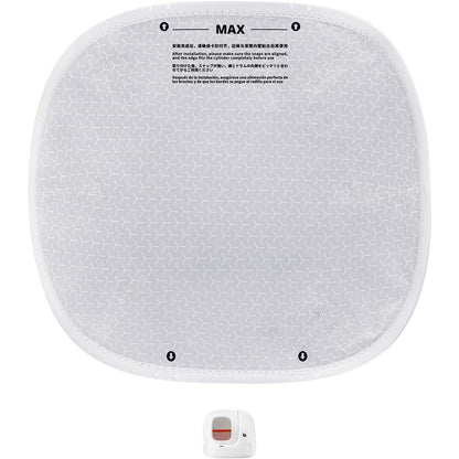 PETKIT PuraMax replacement cat litter pad front view showing waterproof grey cylinder mat layout.