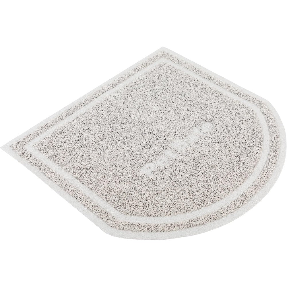 PetSafe anti-tracking cat litter mat front view showcasing gray mesh texture