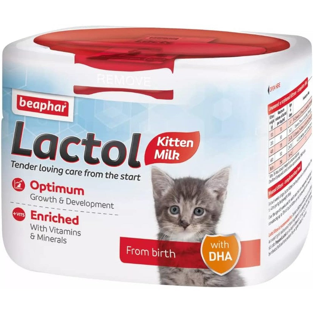Beaphar Lactol Kitten Milk Powder front view container