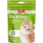 Bio PetActive Kitten Milk Replacer front view packaging for premium feline nutrition.