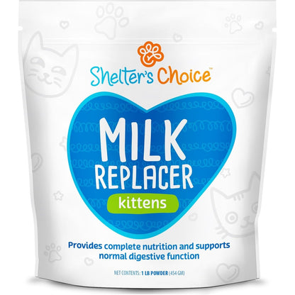 Revival Animal Health Shelter's Choice Kitten Milk Replacer Powder front view packaging