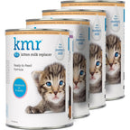 PetAg KMR Kitten Milk Replacer Liquid front view of eleven ounce cans