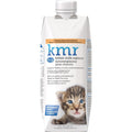 PetAg KMR Kitten Milk Replacer Liquid front view packaging showing ready to feed formula benefits.