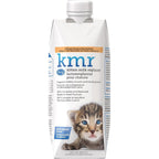 PetAg KMR Kitten Milk Replacer Liquid front view packaging showing ready to feed formula benefits.