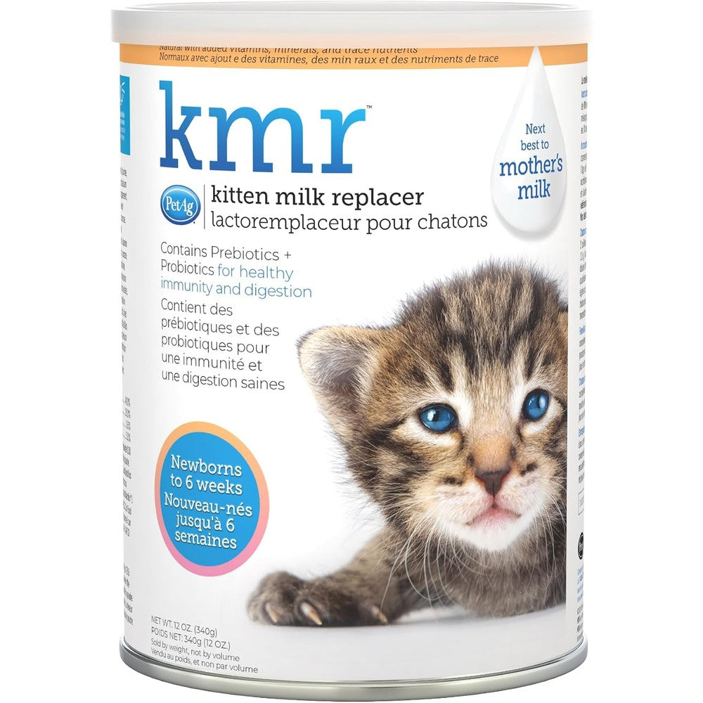 PetAg KMR Kitten Milk Replacer Powder front packaging view