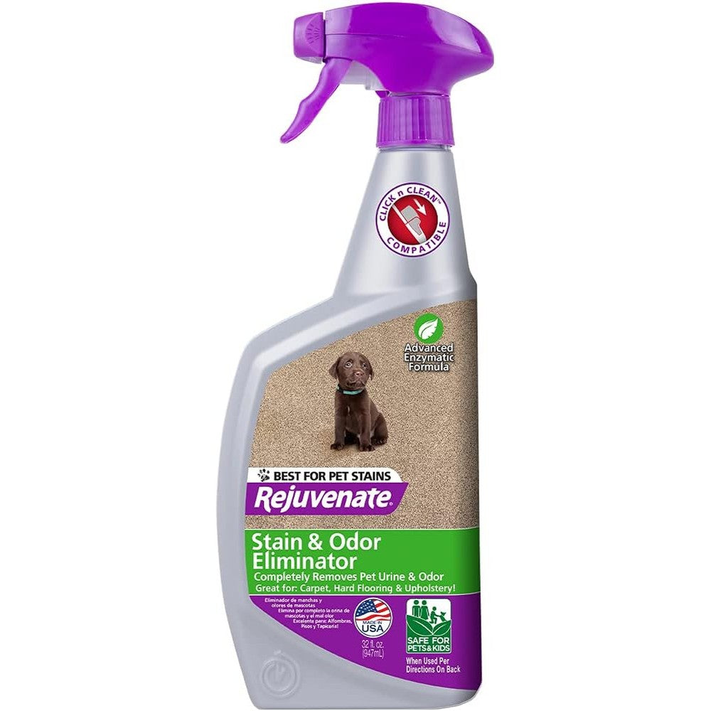 Rejuvenate Bio Enzymatic Carpet and Upholstery Stain Remover front view bottle