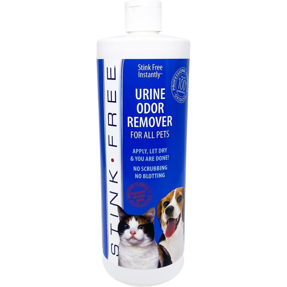 Stink Free pet urine odor remover front view bottle commercial cleaner
