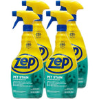Zep pet stain and odor remover front view spray bottle